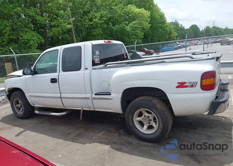 2000 GMC Sierra 1500 Sle из США, поврежденный, VIN 1GTEK19T3YZ257549